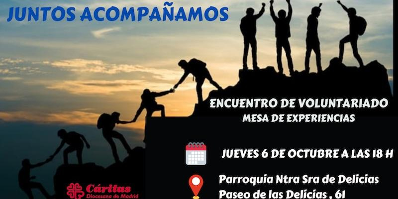 Cáritas Vicaría V convoca un encuentro de voluntariado, con el lema 'Juntos acompañamos'