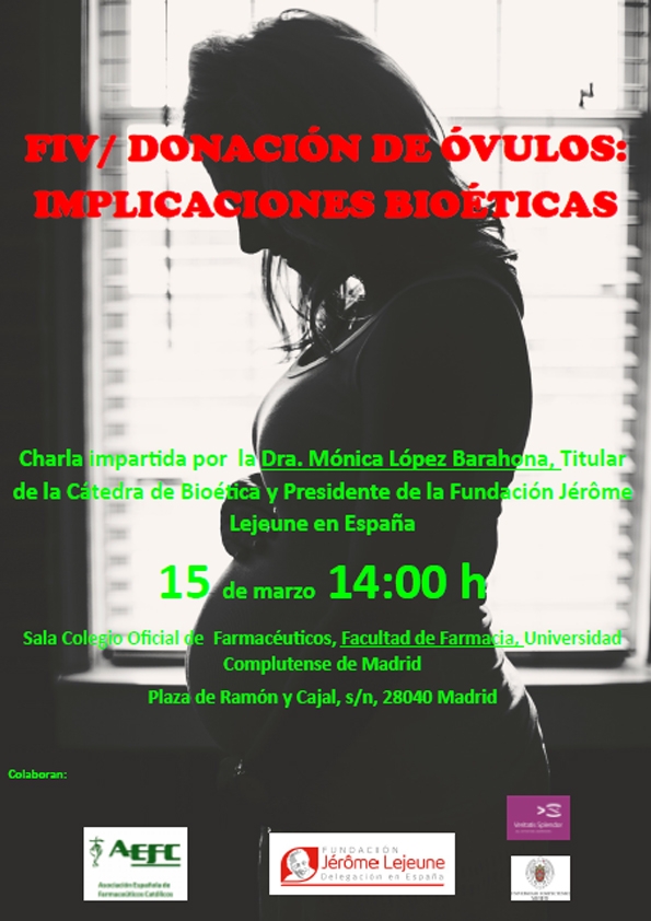 Mónica López Barahona imparte una conferencia sobre donación de óvulos