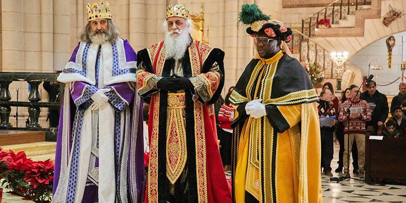 El Rey Melchor, ante su visita a los niños de Madrid: «Ir a la catedral de la Almudena es muy importante porque ahí realmente está Dios»