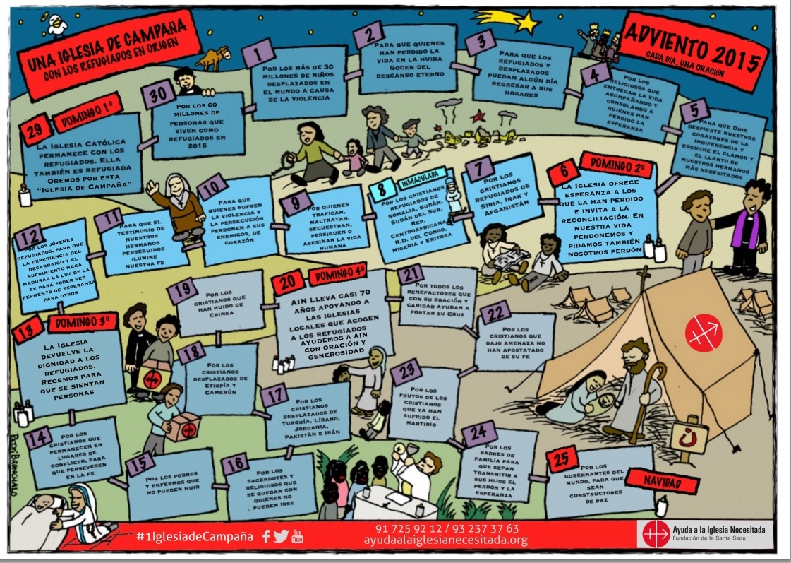 Ayuda a la Iglesia Necesitada propone una oración para cada día de Adviento