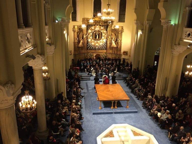 El párroco, Gabriel Benedicto, tras las obras: «La Paloma estará contenta de poder volver a mirar a sus hijos»