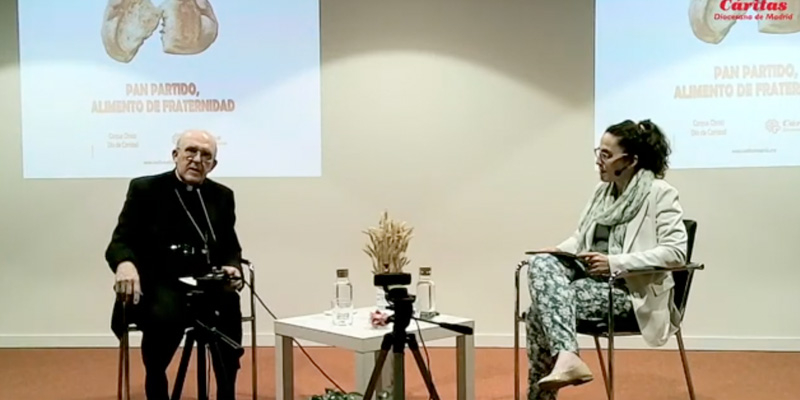 Cardenal Osoro a los voluntarios de Cáritas Diocesana de Madrid: «La Eucaristía no es un juego, es un compromiso»