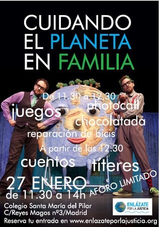 Enlázate por la Justicia celebra este sábado un encuentro familiar en el colegio Santa María del Pilar