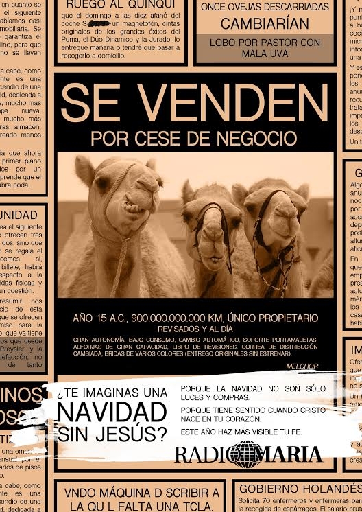 '¿Te imaginas una Navidad sin Jesús?', nueva campaña de Radio María