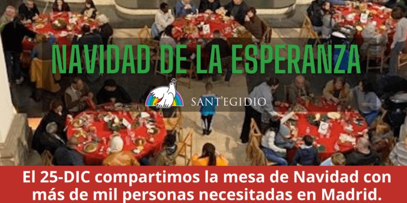 Tíscar Espigares, responsable de Sant’Egidio: «Queremos que sea una Navidad que dé a los pobres más esperanza»