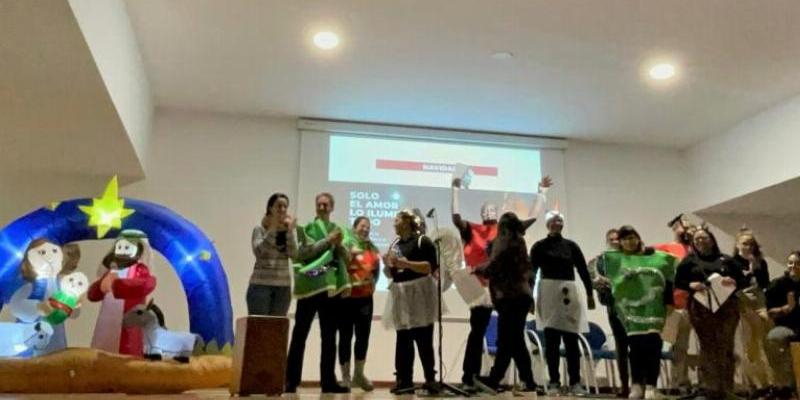 «Un canto a la Navidad», festival de villancicos de Cáritas Madrid, en la parroquia de San Juan de la Cruz