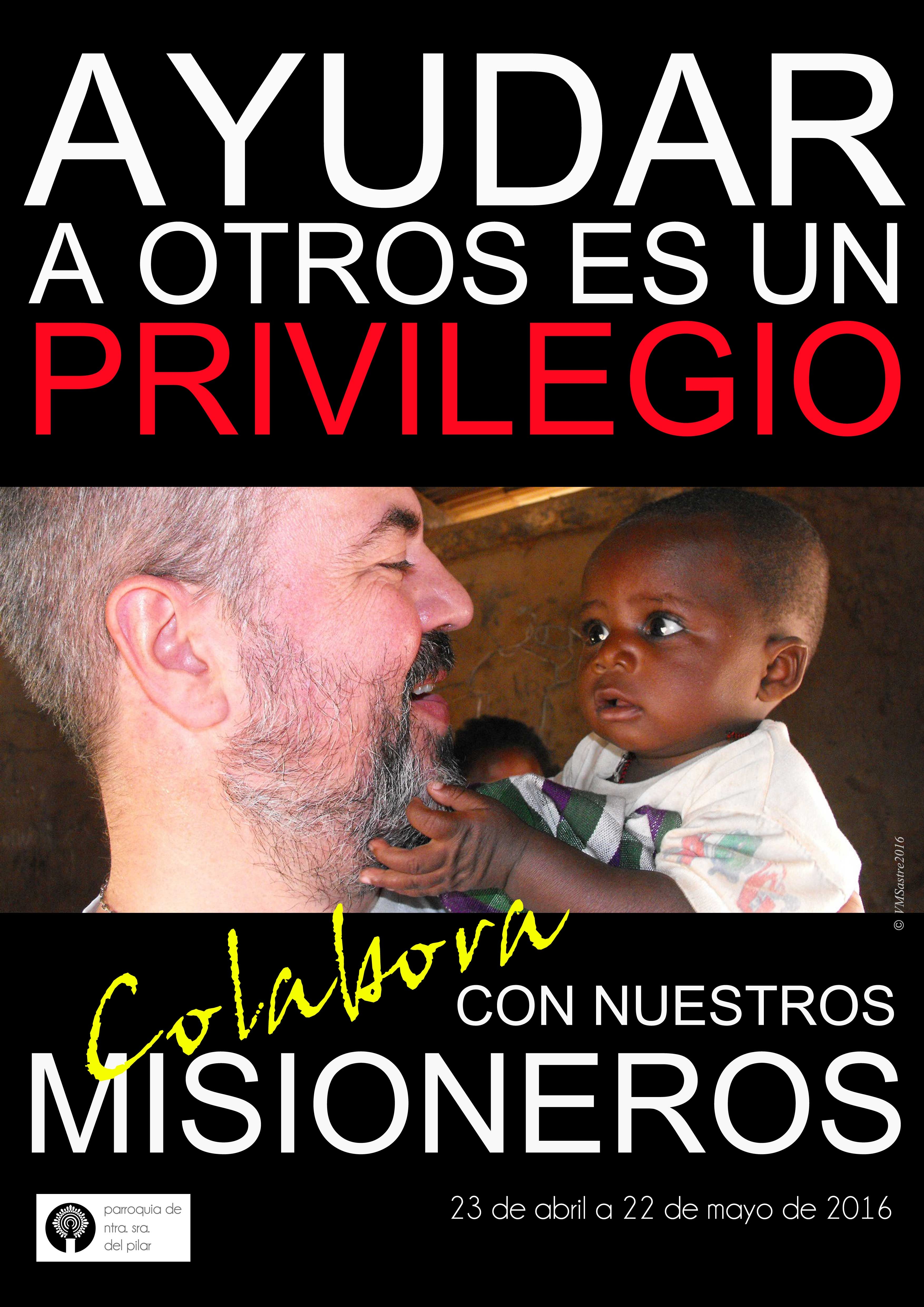 Campaña solidaria de la parroquia del Pilar para sus misioneros