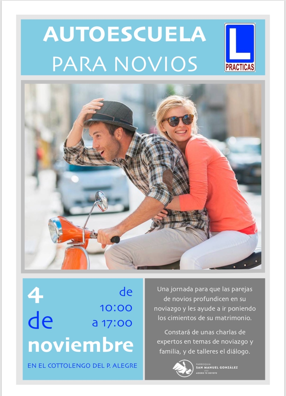 San Manuel González y Nuestra Señora de Fuente del Fresno organizan una 'autoescuela para novios'