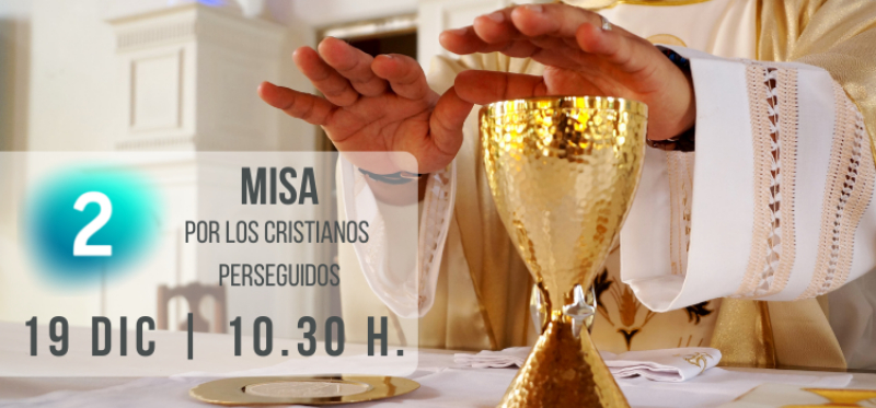 La 2 de TVE retransmite la Misa del IV domingo de Adviento desde el monasterio de la Visitación, aplicada por los cristianos perseguidos