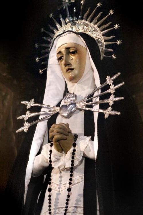 La parroquia de la Santa Cruz acoge un triduo en honor a María Santísima de los Siete Dolores