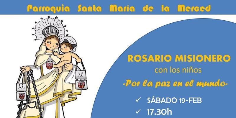 Santa María de la Merced de Las Rozas invita a los niños a rezar un rosario misionero por la paz en el mundo