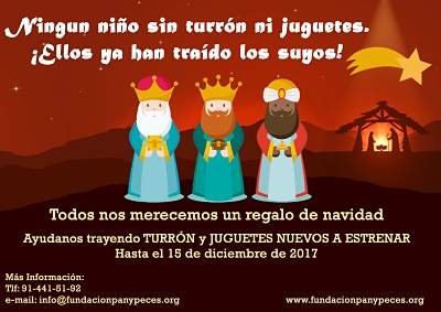 La Fundación Panes y Peces lanza su campaña de Navidad