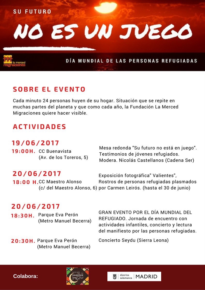 La Fundación La Merced celebra el Día Mundial del Refugiado