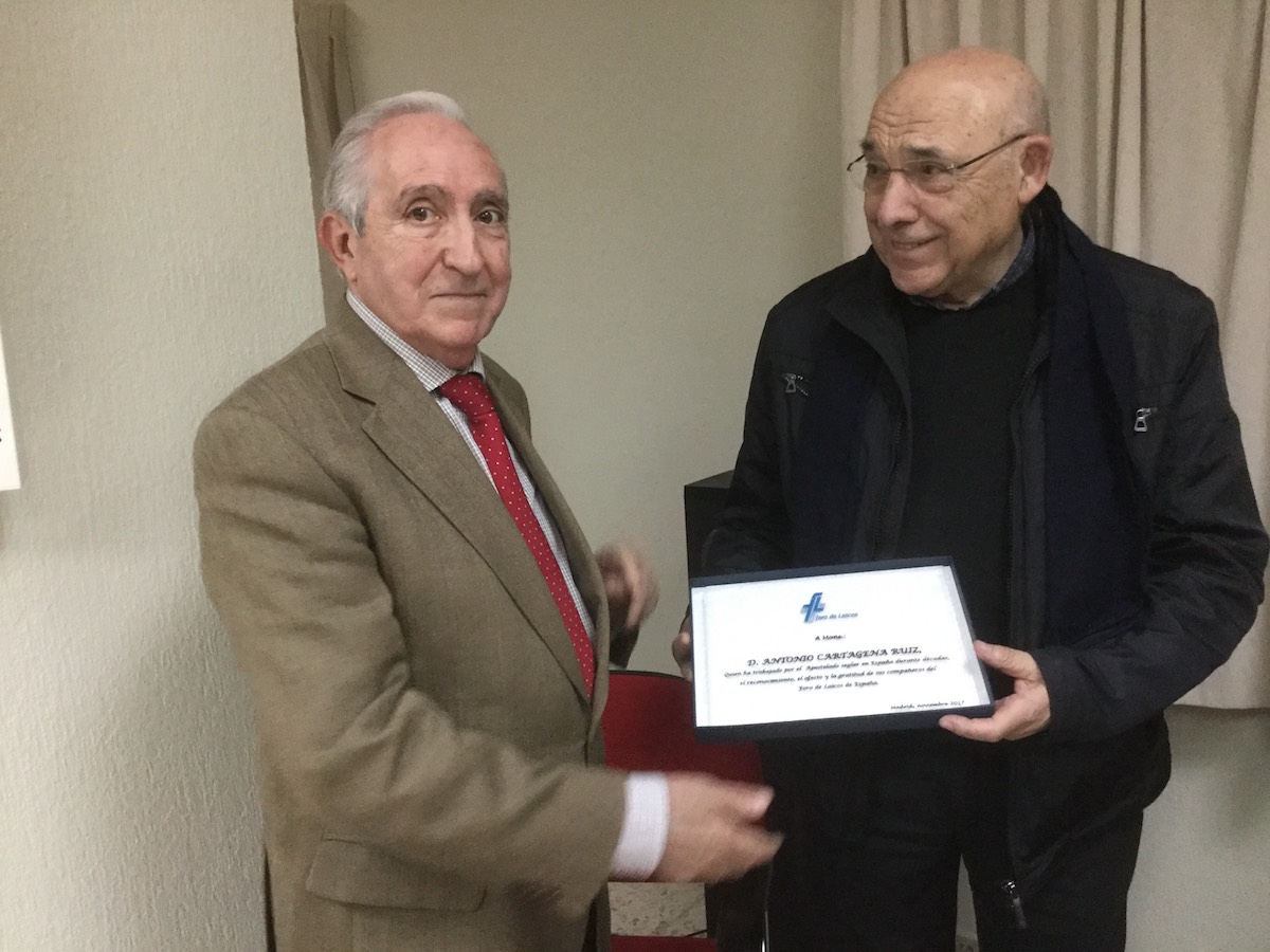 La Asamblea del Foro de Laicos rinde homenaje a Antonio Cartagena