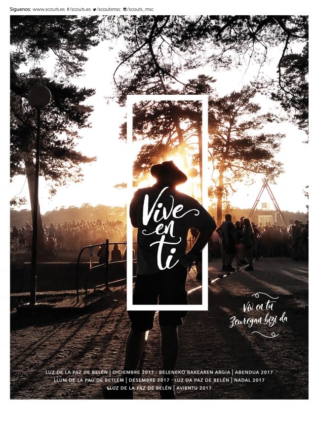 Los Scouts MCS reciben en Nuestra Señora de Guadalupe la Luz de la Paz de Belén