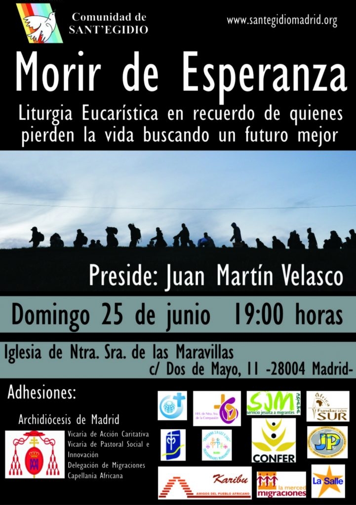 La Comunidad Sant’Egidio recuerda a los que han perdido la vida buscando un futuro mejor