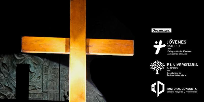 Jóvenes Madrid, Pastoral Universitaria y Pastoral Conjunta llevan la réplica de la cruz de la JMJ a la universidad