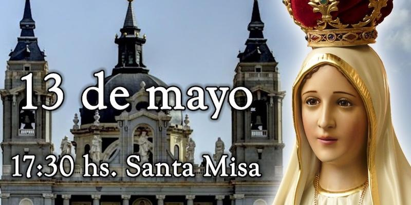 La catedral acoge una Eucaristía en la festividad de la Virgen de Fátima organizada por los Heraldos del Evangelio