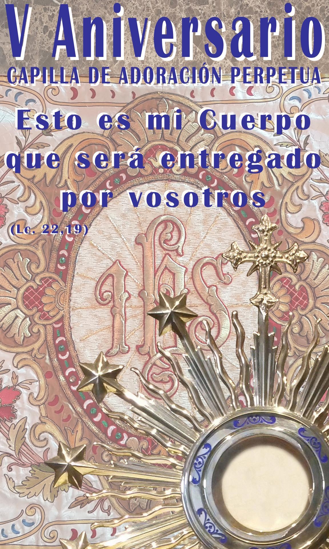 Beata María Ana Mogas celebra el V aniversario de la capilla de adoración eucarística perpetua