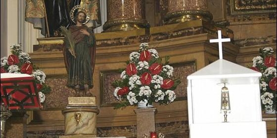 Misa en honor a San Pantaleón en el Monasterio de la Encarnación