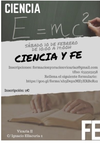 Pastoral Juvenil de la Vicaría II organiza un curso sobre ciencia y fe
