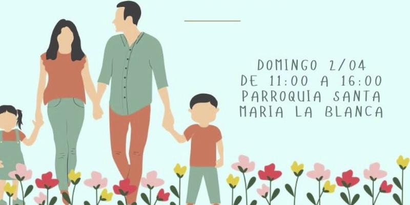 Santa María la Blanca de Montecarmelo celebra el Domingo de Ramos con un encuentro familiar