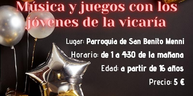 La Vicaría VI invita a los jóvenes a participar en una fiesta de Nochevieja en San Benito Menni de Carabanchel