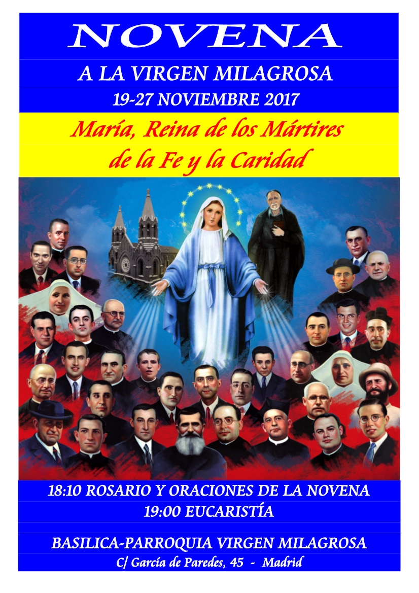 La basílica de La Milagrosa celebra la fiesta de su titular