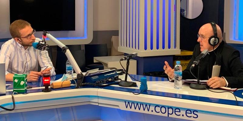 El cardenal Osoro destaca en COPE la labor de la Iglesia de Madrid en la pandemia