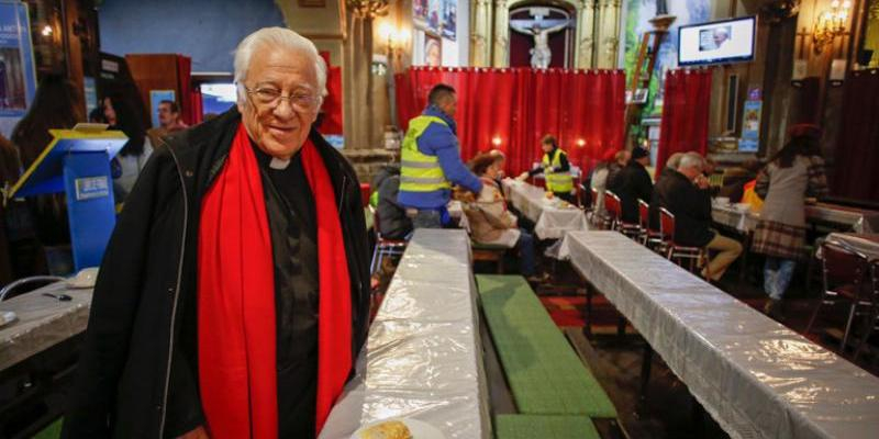 Padre Ángel, fundador de Mensajeros de la Paz, con motivo de la VIII Jornada Mundial de los Pobres: «Cuántas personas han sido abrazadas y acogidas en la Iglesia de san Antón»