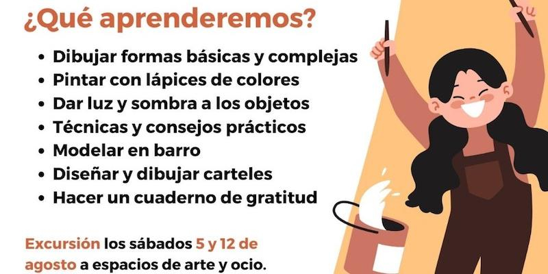 Nuestra Señora de los Desamparados y San Lucas imparte en agosto un taller de arte para niños y niñas