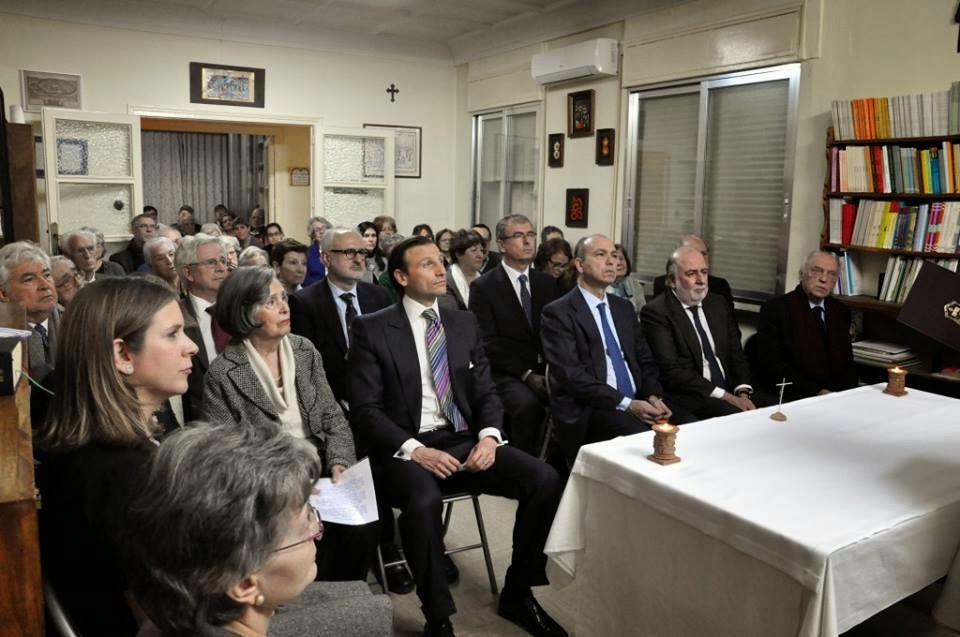 Misa en el Centro de Estudios Judeo-Cristianos en la festividad de la Congregación de Nuestra Señora de Sión