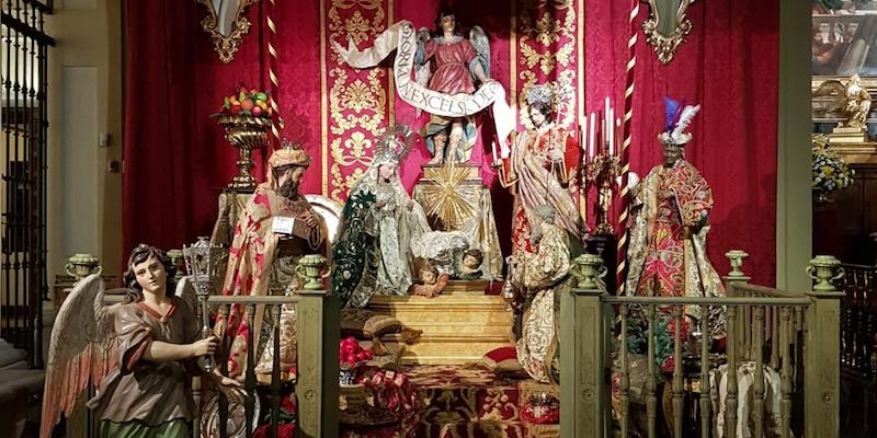 Iglesias de Madrid exhiben sus belenes al público