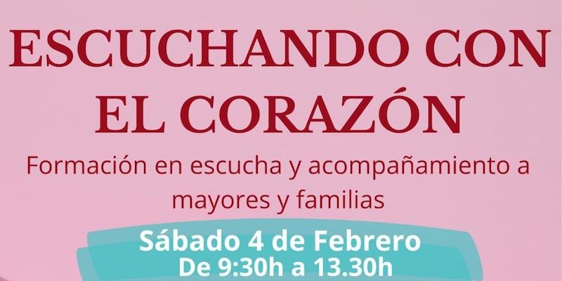 Cáritas Vicaría V convoca una jornada formativa con el lema 'Escuchando con el corazón'