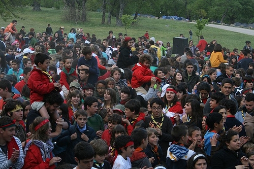 Los Scouts Católicos de Madrid celebran la fiesta de san Jorge con una acampada en la sierra de Ávila