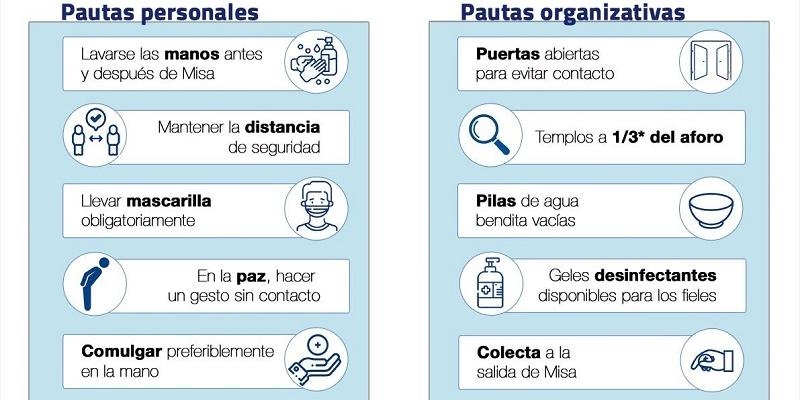 El aforo de los templos se reduce a un tercio en Madrid ciudad y Alcobendas