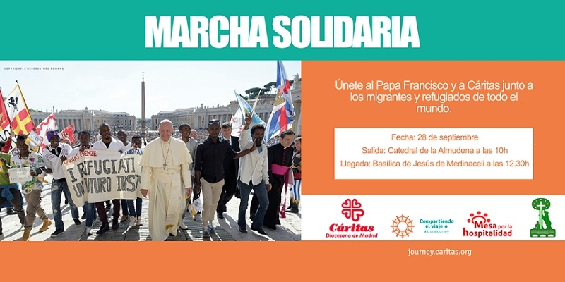 La diócesis acoge una marcha solidaria con migrantes y refugiados el 28 de septiembre