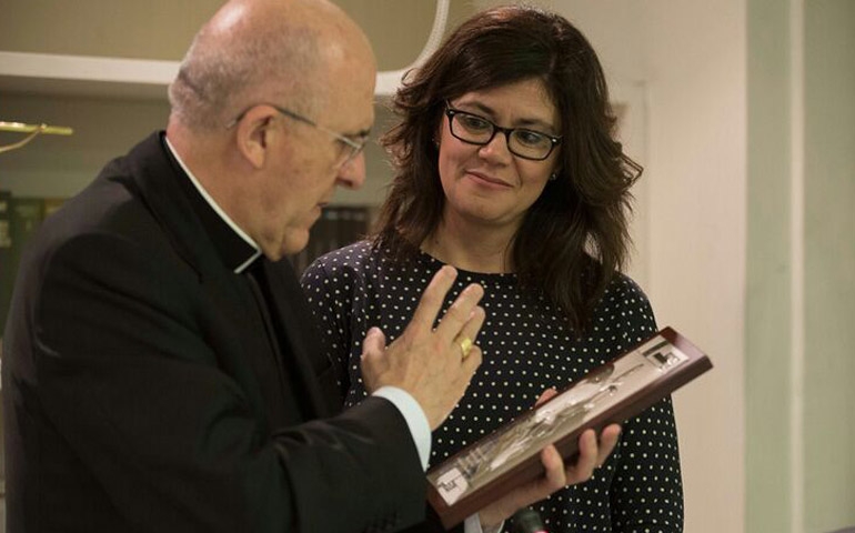 Monseñor Osoro a Raquel Martín, responsable de Prensa de AIN: «Gracias por mostrar el rostro del Señor en tu periodismo»