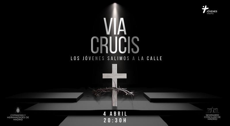 Vía Crucis 2025: los jóvenes de Madrid salen a la calle desde el Seminario Conciliar «para dar testimonio de su fe»