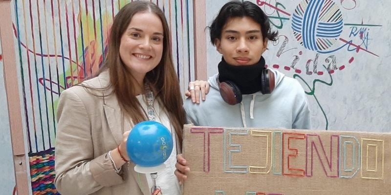 Campaña del Domund en el centro educativo María Inmaculada: 'Tejiendo vida, tejiendo misión'