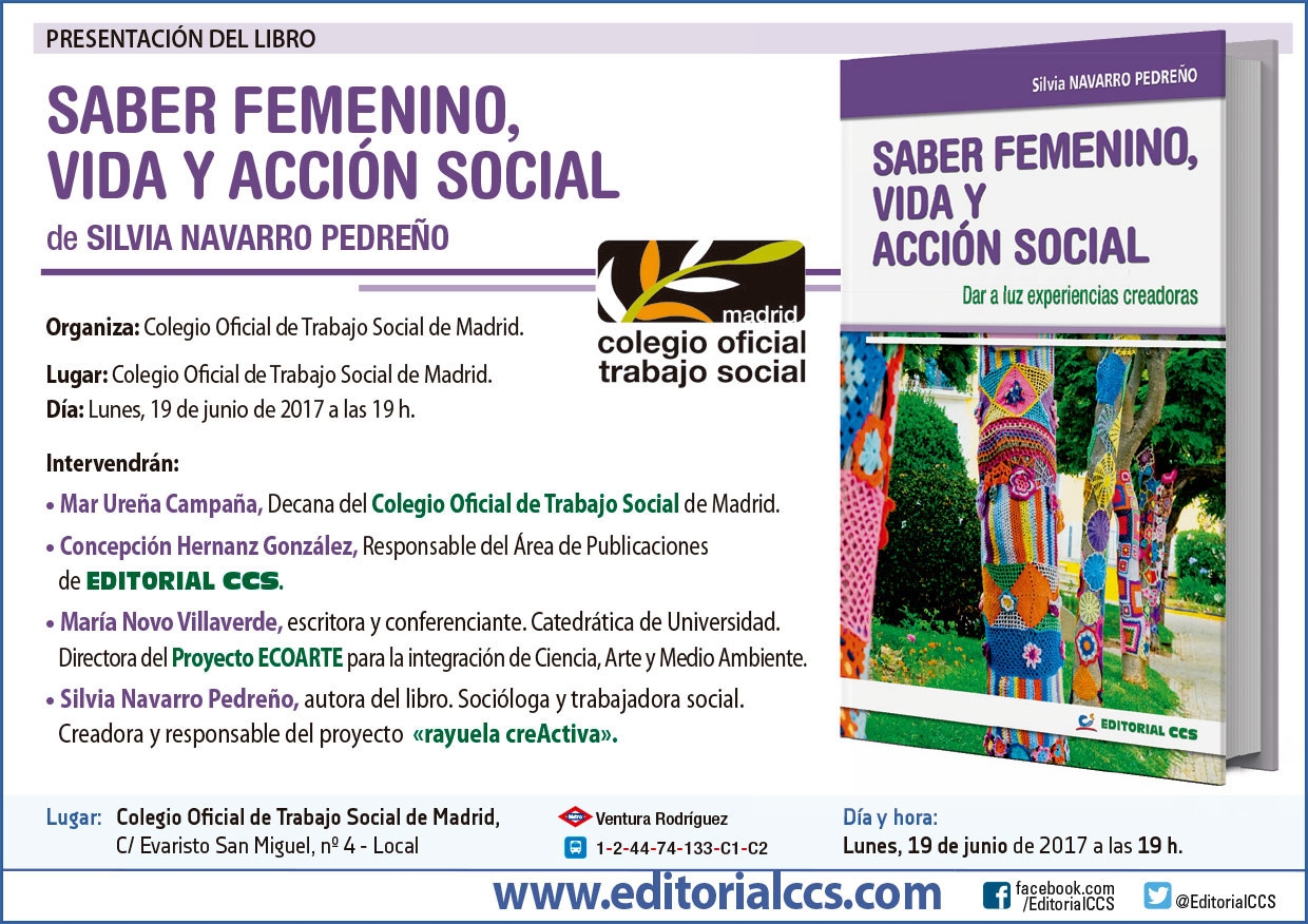 Editorial CCS presenta 'Saber femenino, vida y acción social'