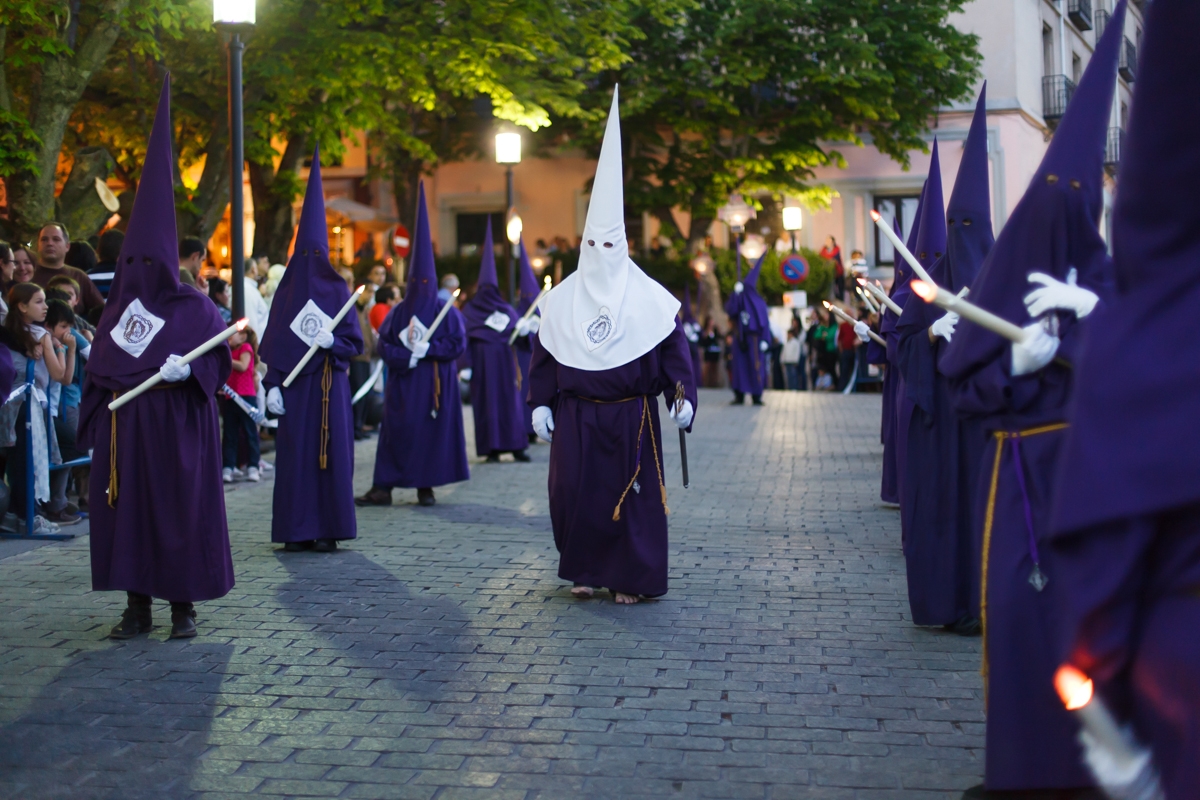 Con la Hermandad de la Soledad y de Nuestro Padre Jesús de Medinaceli arrancan las procesiones de Semana Santa en San Lorenzo de El Escorial