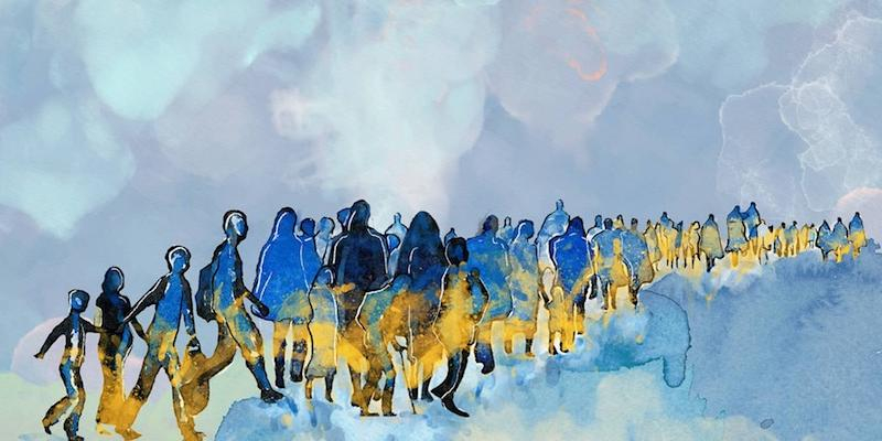 La asociación KeyMyr y la comunidad ucraniana de Buen Suceso invitan a una marcha para pedir por la paz