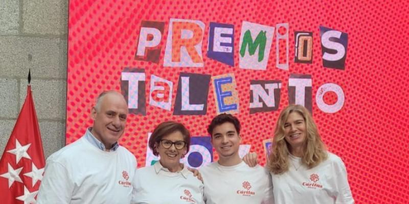 Menú-RE, la iniciativa de reaprovechamiento de alimentos impulsada por Cáritas Madrid, premio a la Solidaridad en la VIII edición de los premios Talento Joven de la Comunidad de Madrid