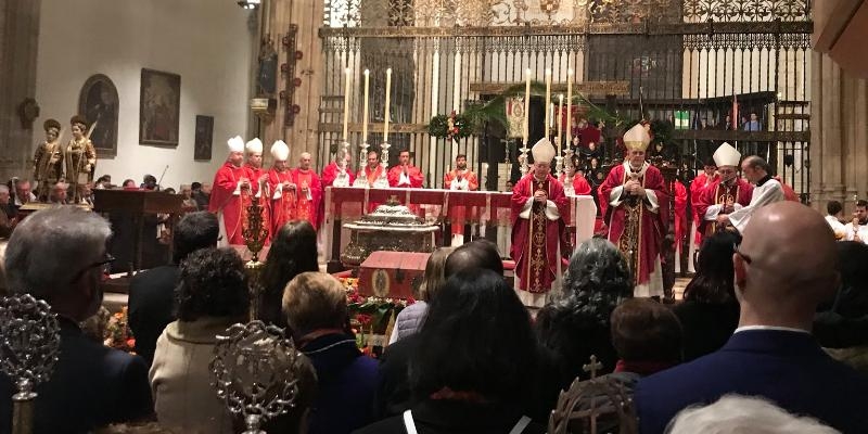 «Como los santos Justo y Pastor, descubramos que el auxilio nos viene del Señor»