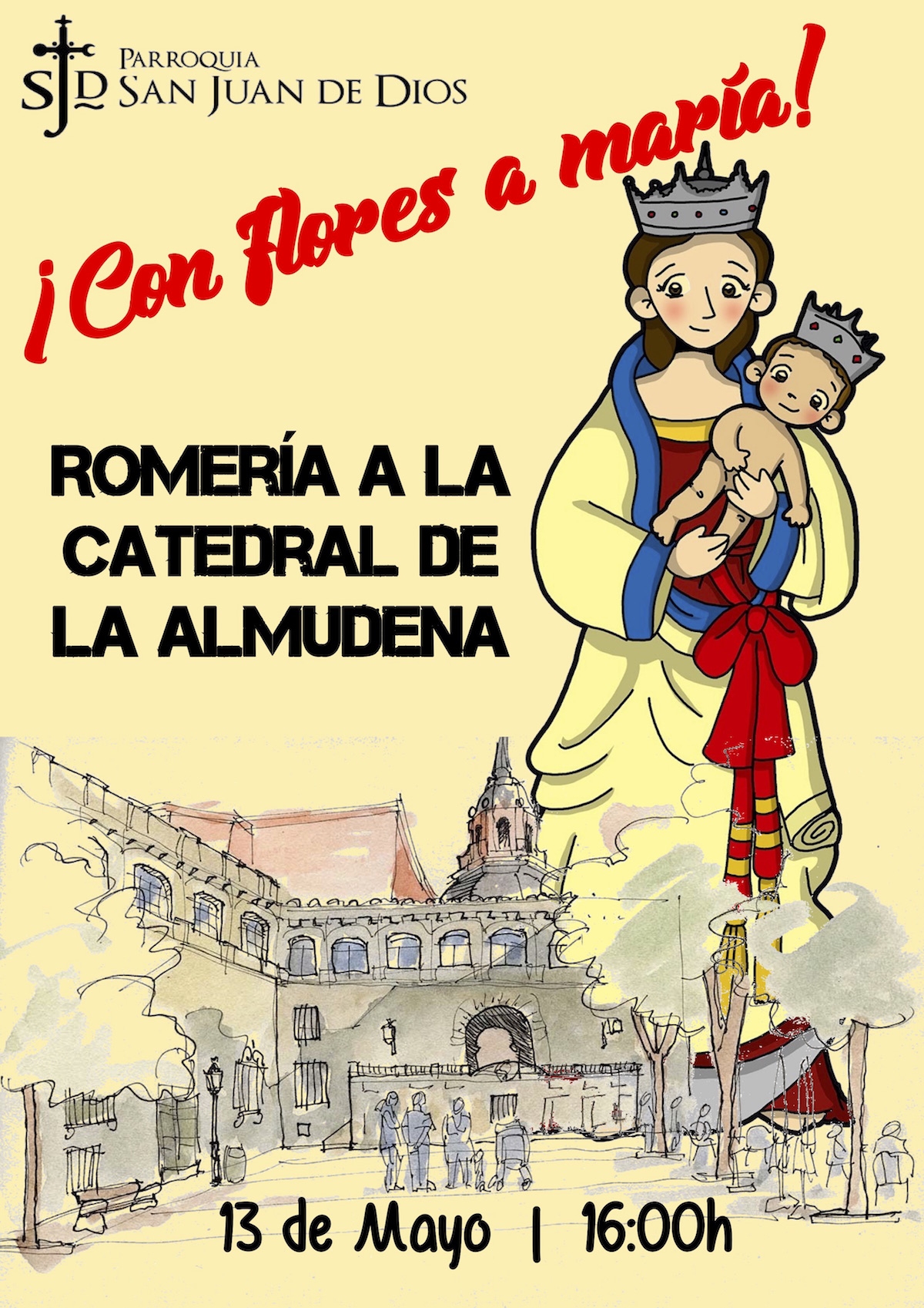 La parroquia San Juan de Dios peregrina a la catedral de la Almudena