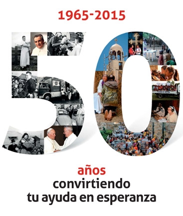 Misa por los 50 años de Ayuda a la Iglesia Necesitada en España
