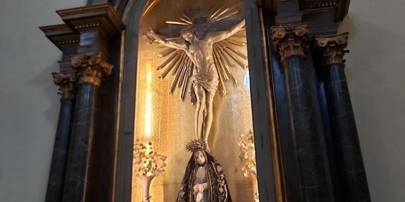 San Ildefonso y Santos Justo y Pastor honra al Santísimo Cristo de la Misericordia con una Misa solemne