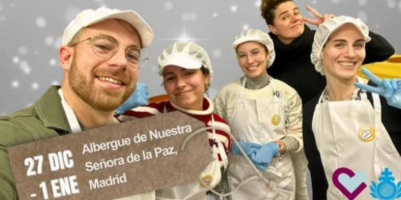 Jóvenes Hospitalarios propone vivir una Nochevieja Solidaria en el Albergue Santa María de la Paz