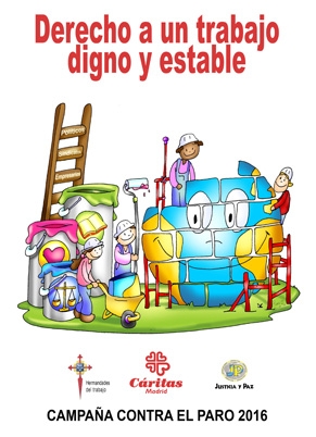 Presentación de la Campaña Contra el Paro 2016 en la Vicaría III